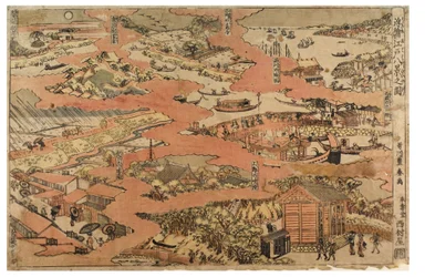 Eight views of Edo, c.1770-1780