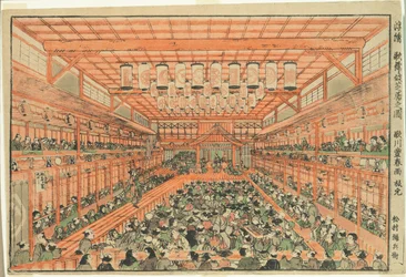 Perspective Picture of a Kabuki Theater