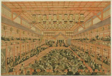 Perspective Picture of a Kabuki Theater
