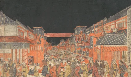 Sakaicho Fukiyacho Kaomise Yoshibai no Zu
