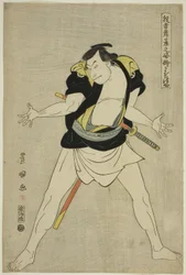Masatsuya: Otani Oniji III as Ono Sadakuro, from the series 