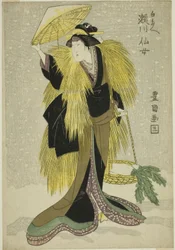 The Actor Segawa Senjo as Shirotae