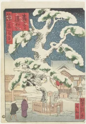 Rennyo-Pine Tree at Miyanomori, 19th century
