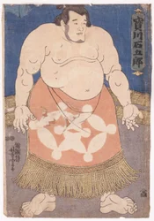 The Sumo Wrestler Takaragawa Ishigoro