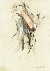 Expressive Nude Drawing