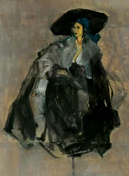 Mysterious Woman In Hat