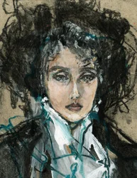 Mysterious Woman Portrait