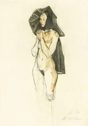 Nude Nun In Prayer
