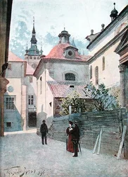 Jirska Ulice, Prague, illustration from 