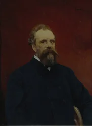 Portrait of Sergei Mikhailovich Tretyakov 1834-1892, 1895