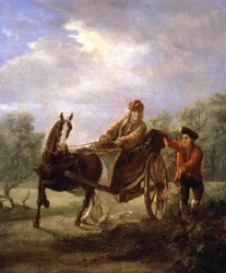 Voltaire in a Cart, c. 1770-1775