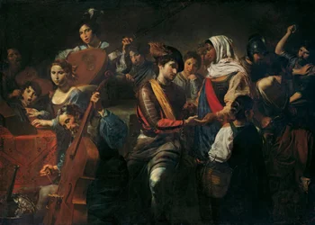 Merry Company With Fortune Teller