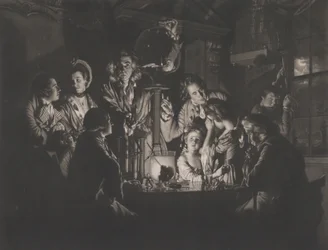 A Philosopher Shewing an Experiment on the Air Pump