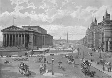 Liverpool: St. Georges Hall and Lime Street