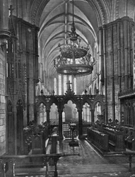 Interior of Christ Church Cathedral, Dublin, Ireland, 1924-1926