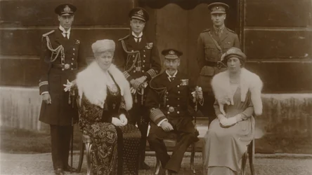 H.R.H. The Duke of York, H.R.H. The Prince of Wales, H.R.H. Prince Henry, H.M. The Queen
