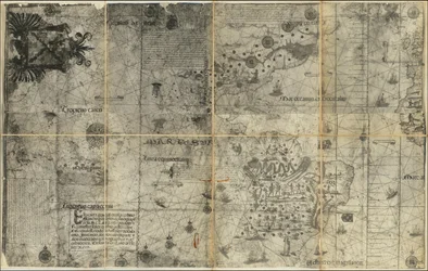 1551 Map of the Western Hemisphere