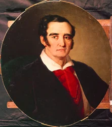 Portrait of the Painter Giuseppe Angiolo Artari, 1792-1863, 1830s