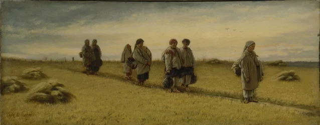 The Return of the Reapers from the Field in the Ryazan province, 1874