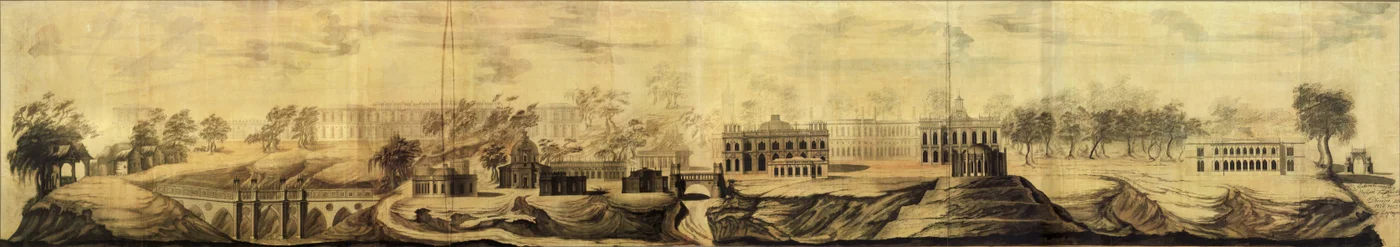 Panoramic View of Tsaritsyno Design, 1776