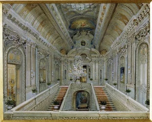 The Main Staircase in the Yusupov Palace in St Petersburg