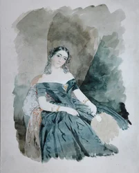 Portrait of Leonilla Ivanovna Baryatinskaya, Princess zu Sayn Wittgenstein
