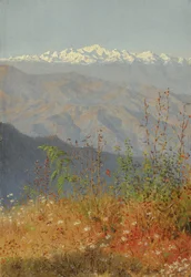 Sunset in the Himalayas, 1879