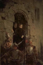 Arrest of the Huguenot Jacqueline de Montbel d’Etremont (1541-1600), 1875