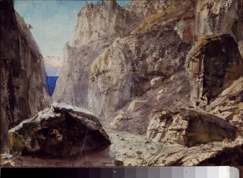 Stage Design for the Opera Orpheo ed Euridice by Ch. Gluck