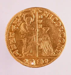 Golden Coin from Republic of Venice: Reign of Doge Nicolo Contarini
