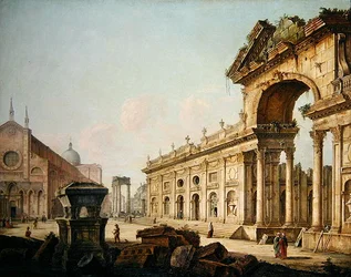 Imaginary View with Triumphal Arch