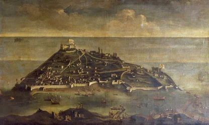 Tabarca island (painting by unknown Venetian artist)