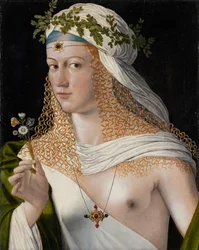 Idealised Portrait of a Young Woman as Flora, c.1520