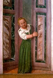 Child at the Door, from the Sala a Crociera, c.1561
