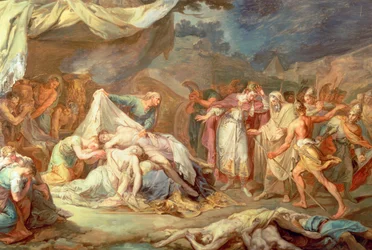 Cyrus the Great Before the Bodies of Abradatus and Pantheus