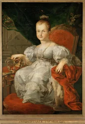 Queen Isabel II as a child