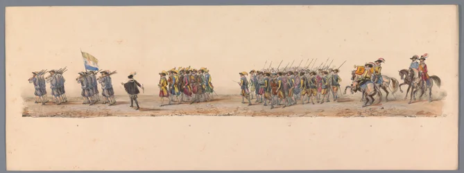 Historical Procession for the Second Centennial of Utrecht University, 1836 (Plate 4)