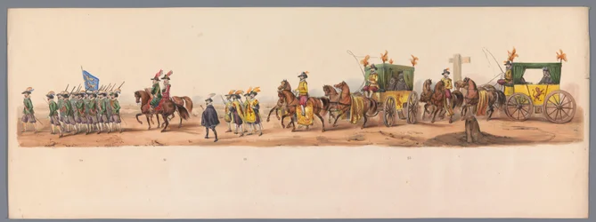 Historical Procession for the Second Centennial of Utrecht University, 1836 (Plate 6)