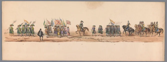 Historical Parade at the Bicentennial of Utrecht University, 1836 (plate 9)