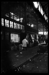 Les halles de Paris just before the demolition of August 1971