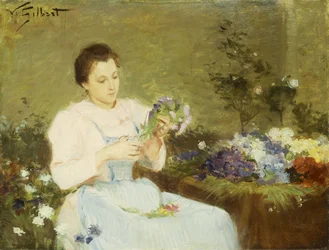 Arranging Flowers for a Spring Bouquet
