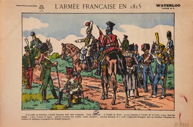 The French army in 1815, Waterloo, c.1920