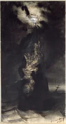 Casquets Lighthouse, 1866