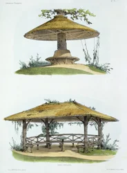 Rustic benches, from 