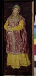 Maiden in Ancient Russian Dress