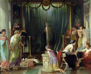 Zeuxis Choosing a Model for Helen