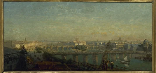 Paris du côté du levant: View Taken from the Roofs of the Louvre, in 1856