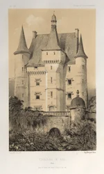 Picturesque Architecture or Monuments of the 15th and 16th Centuries: Castles of France of the 15th and 16th Centuries: Pl. 52, Castle of Fay (Maine)