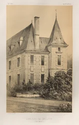 Picturesque Architecture or Monuments of the 15th and 16th Centuries: Castles of France of the 15th and 16th Centuries: Pl. 59, Castle of Baclair (Lower Seine)