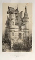 Picturesque Architecture or Monuments of the 15th and 16th Centuries: Castles of France of the 15th and 16th Centuries: Pl. 63, Old Manor of La Fosse (Saone et Loire)